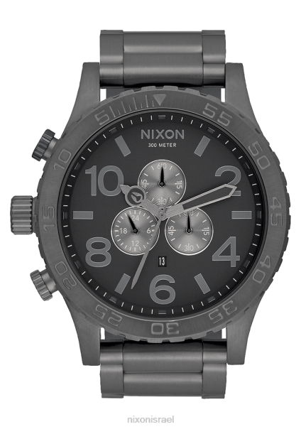 51-30 כרונו Nixon הכל מתכת אקדח 60ZP22 שעון
