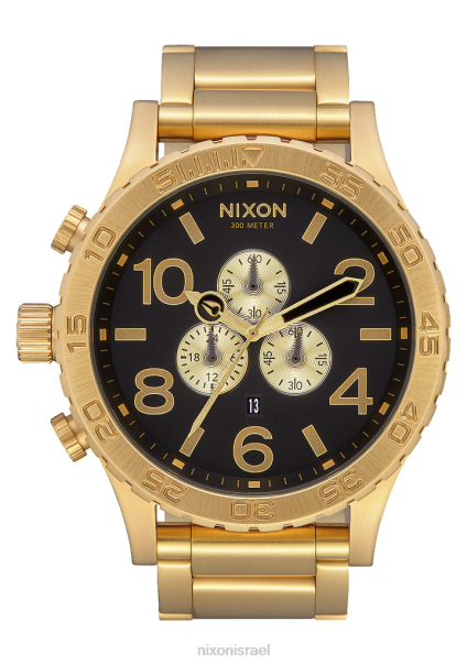51-30 כרונו Nixon הכל זהב/שחור 60ZP24 שעון