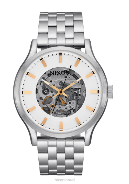 ספקטרום Nixon כסף לבן 60ZP118 שעון