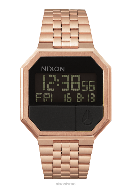להפעיל מחדש Nixon הכל ורוד זהב 60ZP149 שעון