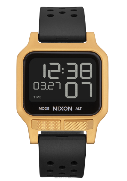 חוֹם Nixon זהב/שחור 60ZP166 שעון