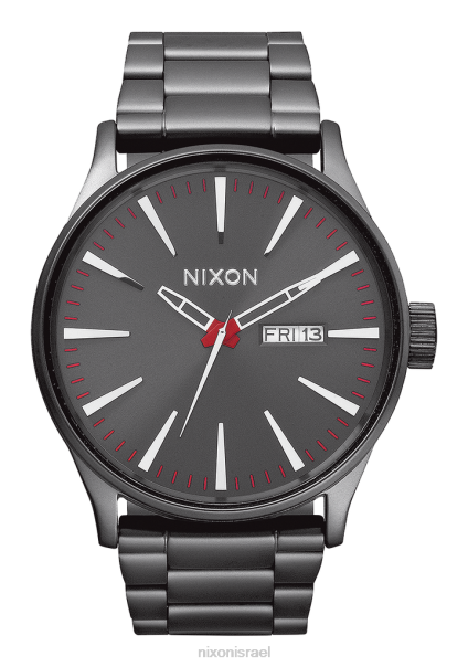 זקיף נירוסטה Nixon מתכת אקדח 60ZP17 שעון