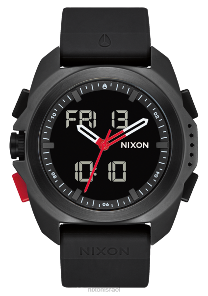 ריפלי Nixon שחור/אדום 60ZP191 שעון