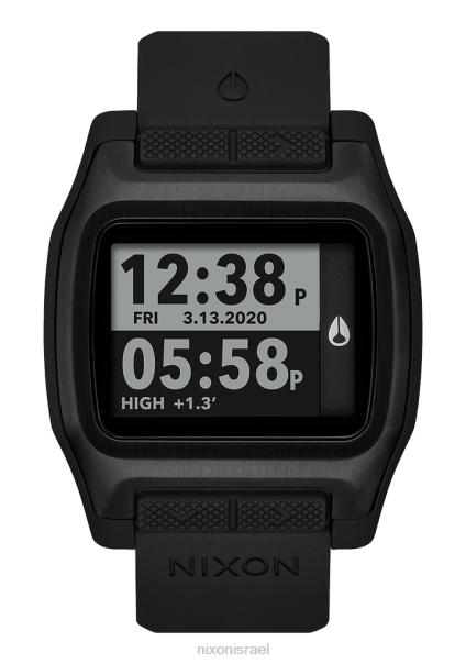 גאות Nixon הכל שחור 60ZP199 שעון