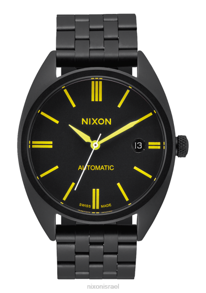 עֶליוֹנוּת Nixon שחור צהוב 60ZP222 שעון