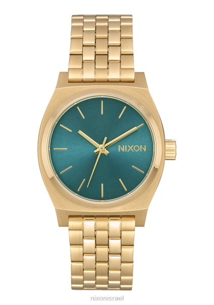 מספר זמן בינוני Nixon זהב בהיר/טורקיז 60ZP225 שעון