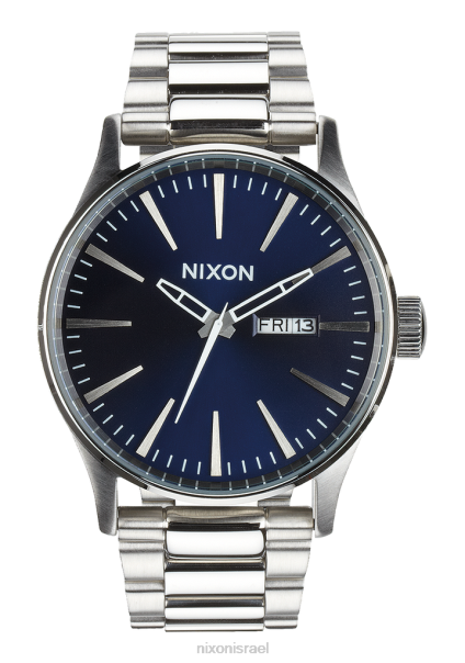 זקיף נירוסטה Nixon קרן שמש כחולה 60ZP5 שעון