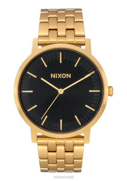 פּוֹרטֶר Nixon כולה קרן שמש זהב/שחור 60ZP79 שעון