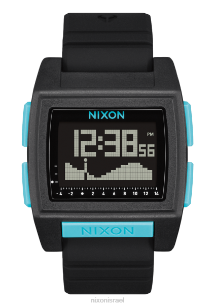 base tide pro Nixon הכל שחור/כחול 60ZP181 שעון