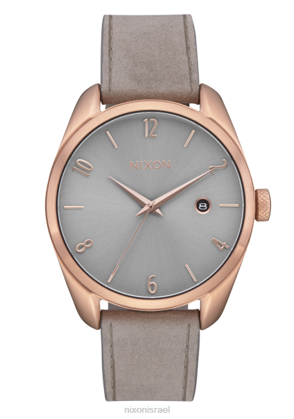 עור thalia Nixon קרן שמש אפורה/זהב רוז/אפור 60ZP258 שעון