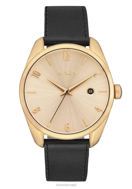 עור thalia Nixon זהב בהיר/שחור 60ZP262 שעון